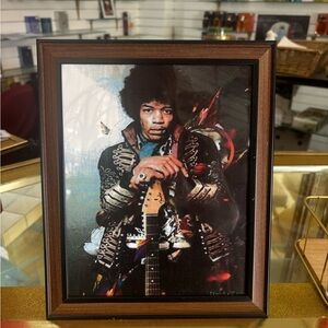 Framed Portrait of JIMI HENDRIX